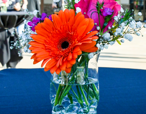 Faculty Awards table centerpiece