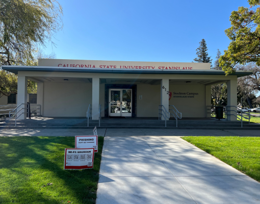Acacia Hall on the Stockton Campus