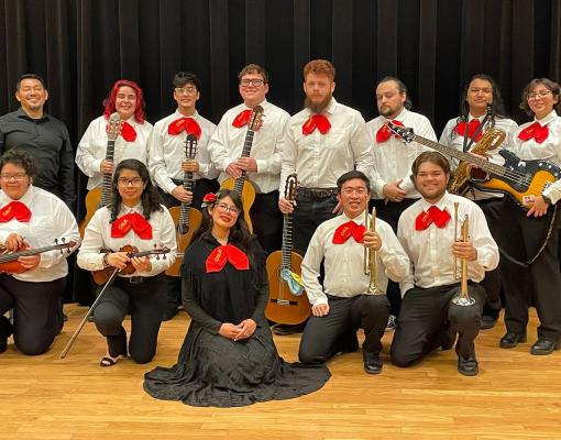 Image of Stan State Latin Band members