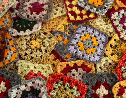 Crochet granny squares