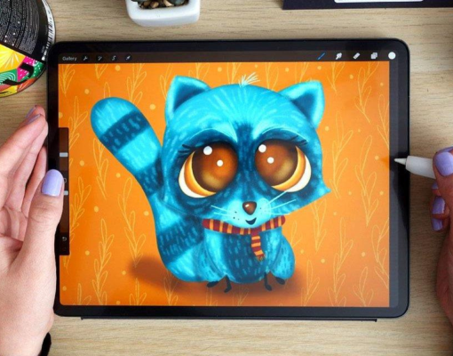 Illustration using technology