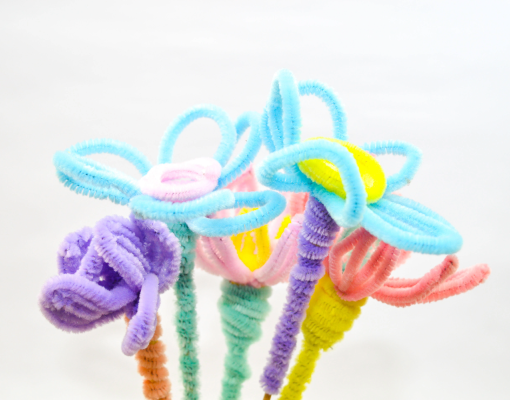 Pipe cleaner flowers