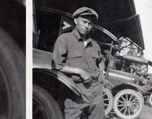Smithsonian: Filipino man with car, 1930s. Photo courtesy of Filipino Agricultural Workers Collection, Archives Center, National Museum of American History.