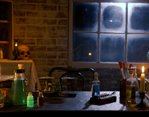 spooky science lab