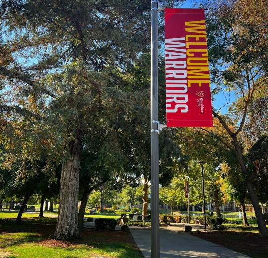 welcome warriors banner