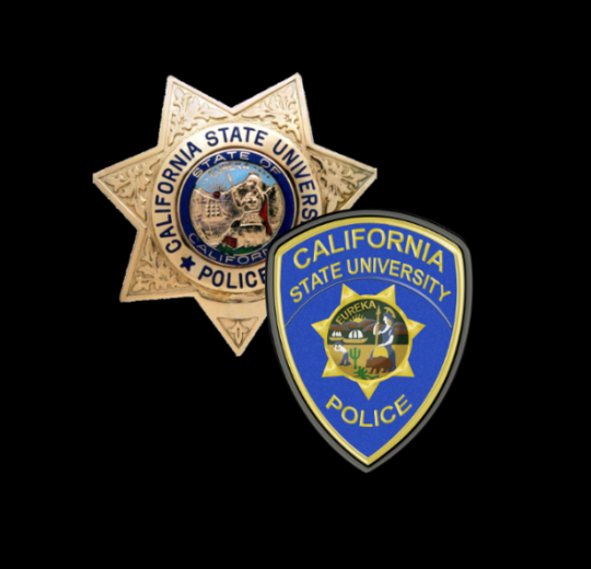 California State University Police bage.