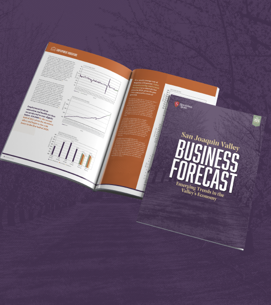 Cover of the 2026 San Joaquin Valley Business Forecast, spring 2026
