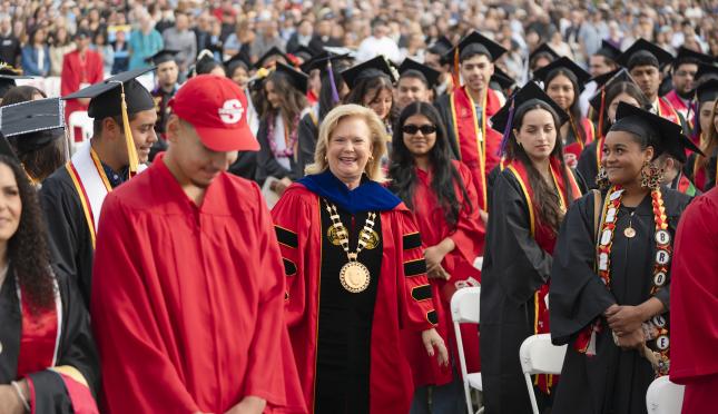 Britt Rios-Ellis at 2026 Commencement