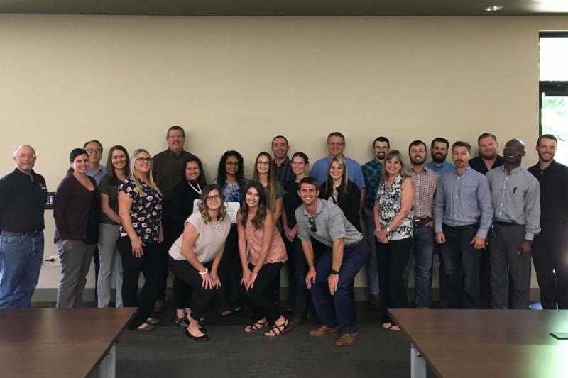 Students, faculty and mentors of the Spring 2018 agriculture entrepreneurship class